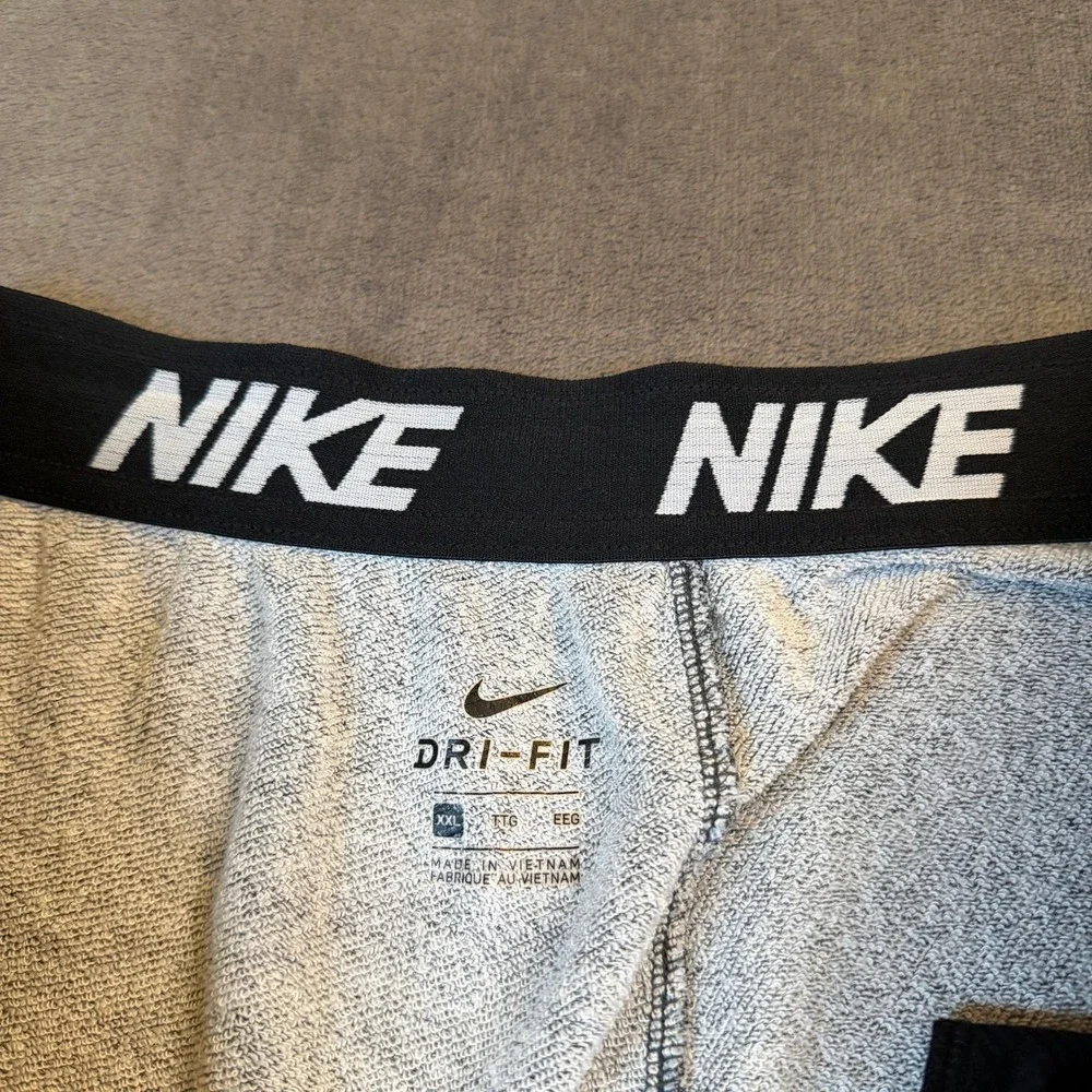 Nike Dri Fit Jogger Sweatpants Mens XXL 2XL Gray Space Dye‎ Pockets Activewear
